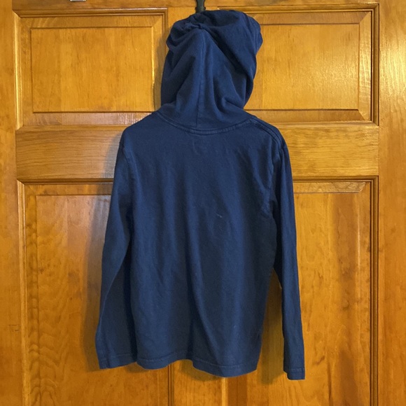 Polo By Ralph Lauren Boy’s Long Sleeve Hooded Shirt Size 7-EUC - Picture 3 of 4